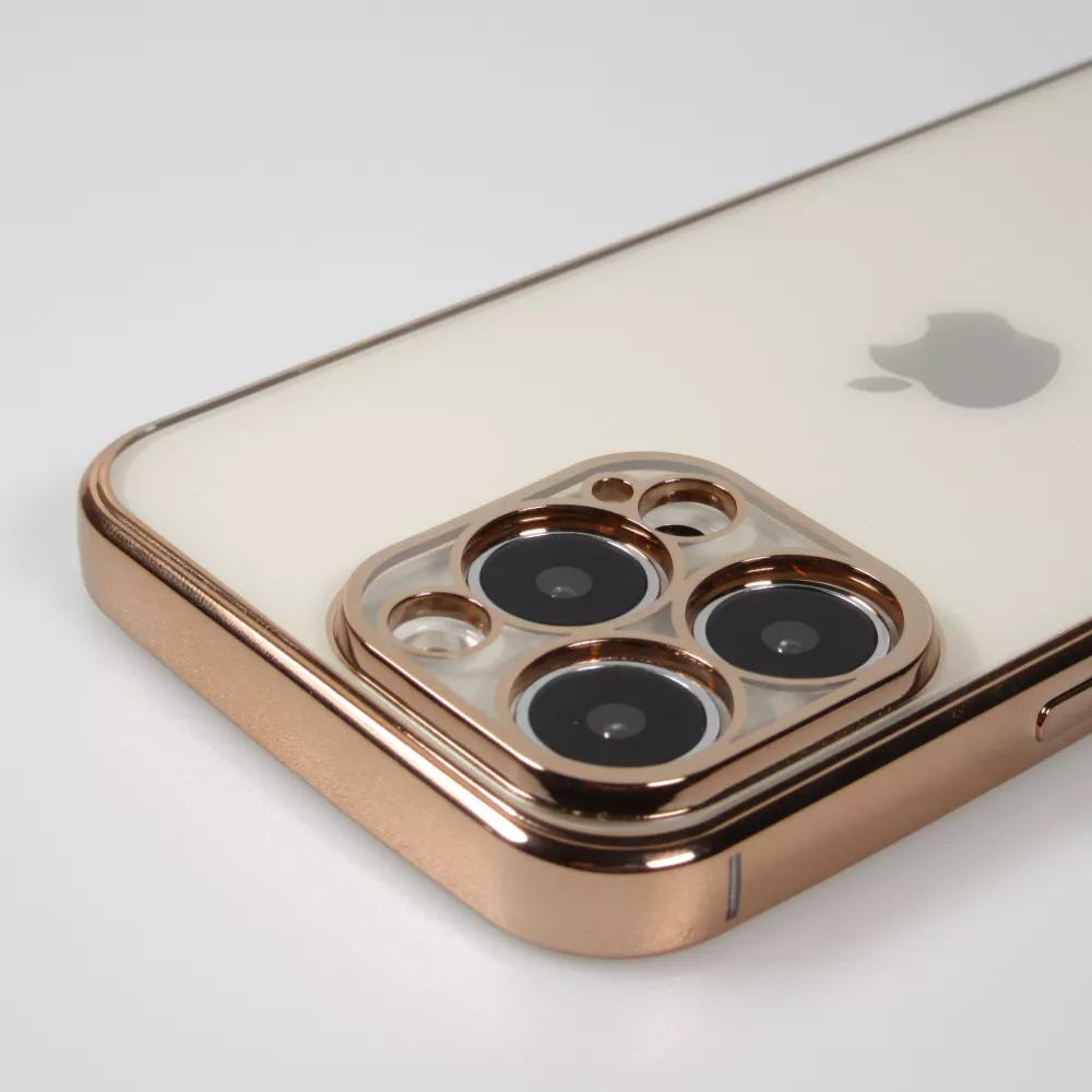 Coque iPhone 14 Pro Max - Electroplate - Or