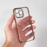Coque iPhone 14 Pro Max - Electroplate - Or