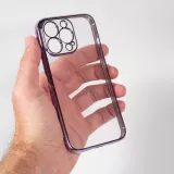 Coque iPhone 14 Pro - Electroplate - Violet