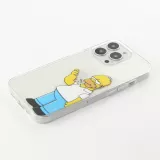 iPhone 16 Pro Case Hülle - Gummi cartoon Homer Simpson