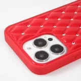 Hülle iPhone 13 Pro Max - Luxury gewölbt Diamant - Rot