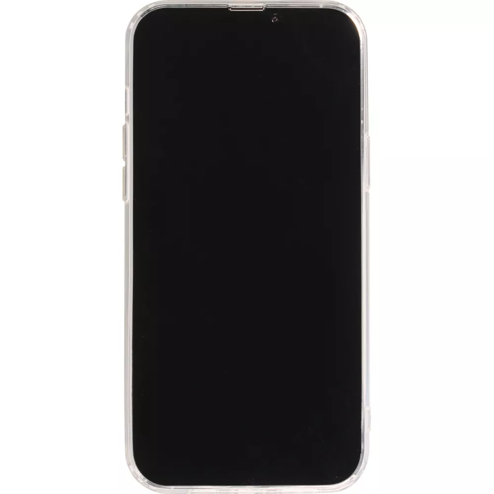 iPhone 13 Pro Max Case Hülle - Gummi mit Kartenhalter - Transparent