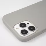 iPhone 13 Pro Max Case Hülle - Silikon Mat - Grau
