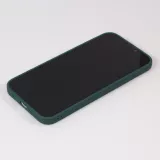 Coque iPhone 15 Pro - Silicone Mat - Vert foncé