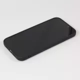 iPhone 13 Pro Max Case Hülle - Soft Touch Kartenhalter - Schwarz