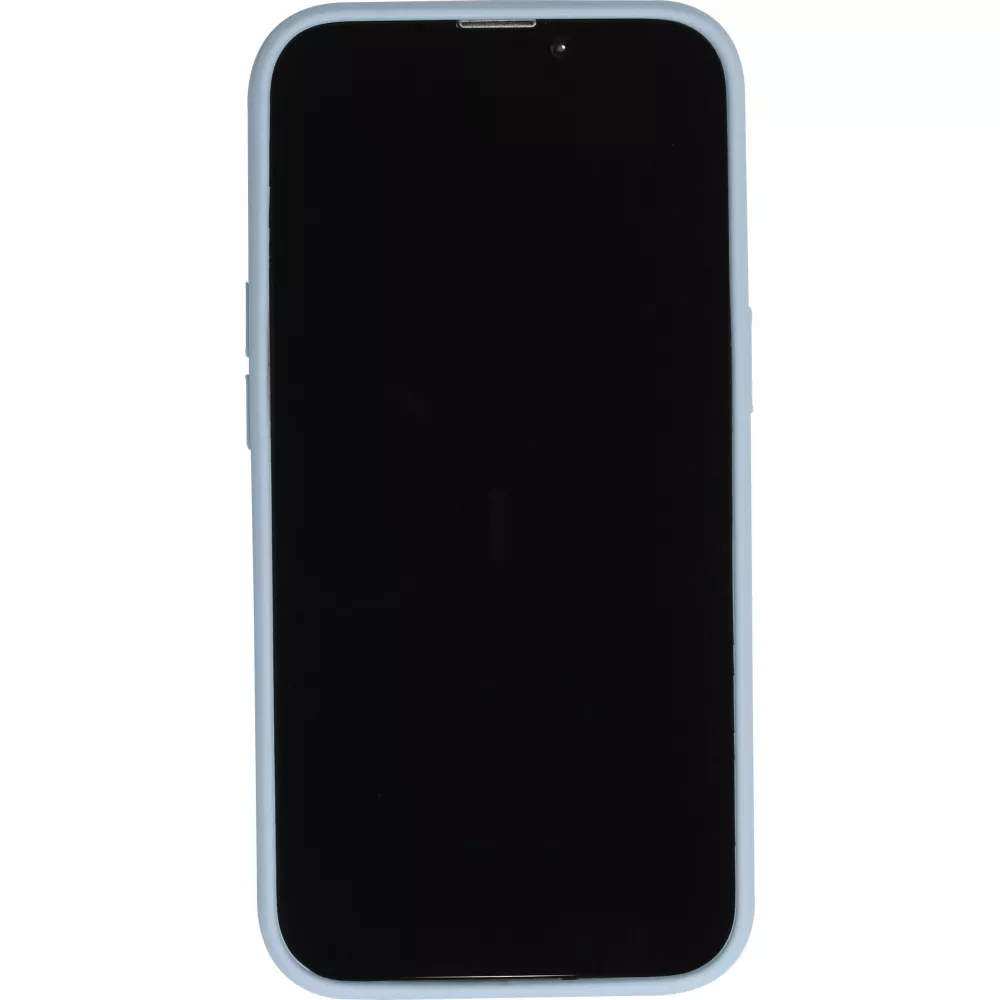 Coque iPhone 15 Pro - Soft Touch - Bleu clair