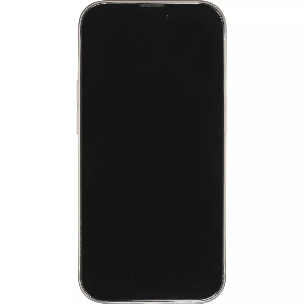 Coque iPhone 15 Pro - plastique ultra fin semi-transparent mat - Gris