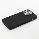 Coque iPhone 15 Pro - Silicone Mat - Noir