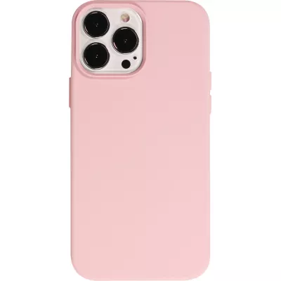 Coque iPhone 13 Pro - Soft Touch - Rose clair
