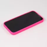 Coque iPhone 15 Pro - Soft Touch - Rose foncé