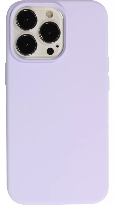 Coque iPhone 15 Pro - Silicone Mat - Violet clair