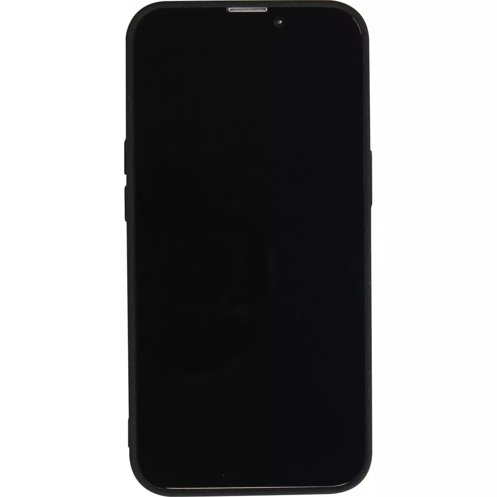 Coque iPhone 13 - Silicone Mat Rude - Noir