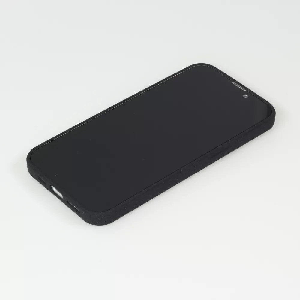 Coque iPhone 13 - Silicone Mat Rude - Noir