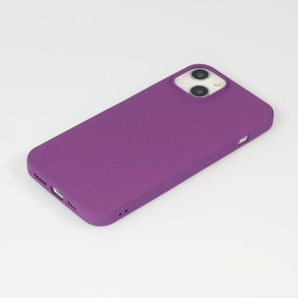 Coque iPhone 13 - Silicone Mat Rude - Violet