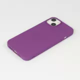Coque iPhone 13 - Silicone Mat Rude - Violet