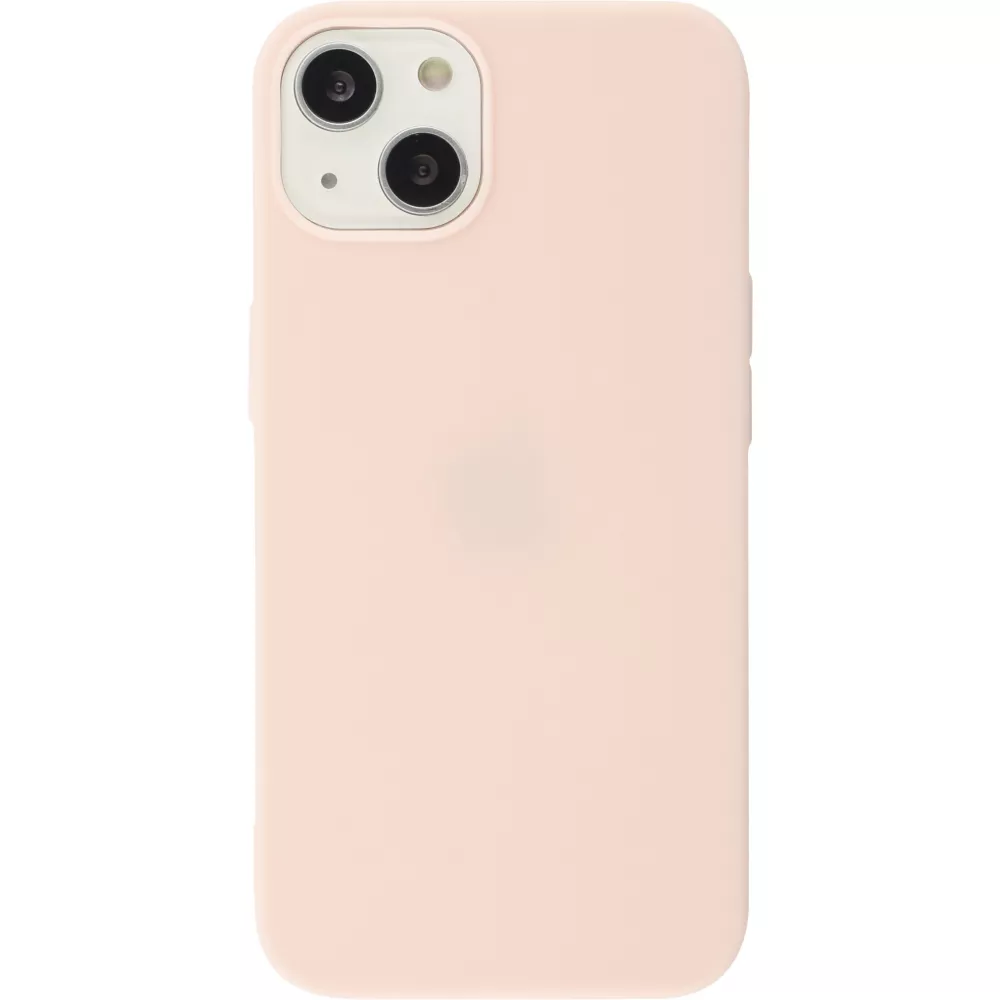 Coque iPhone 13 mini - Silicone Mat - Rose clair