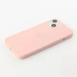 Coque iPhone 13 mini - Silicone Mat - Rose clair