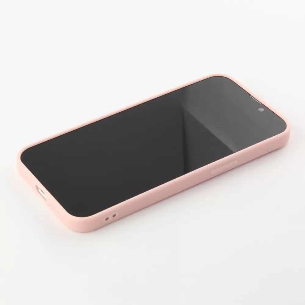 Coque iPhone 13 mini - Silicone Mat - Rose clair
