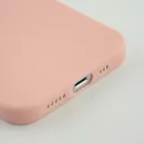 Coque iPhone 13 mini - Silicone Mat - Rose clair
