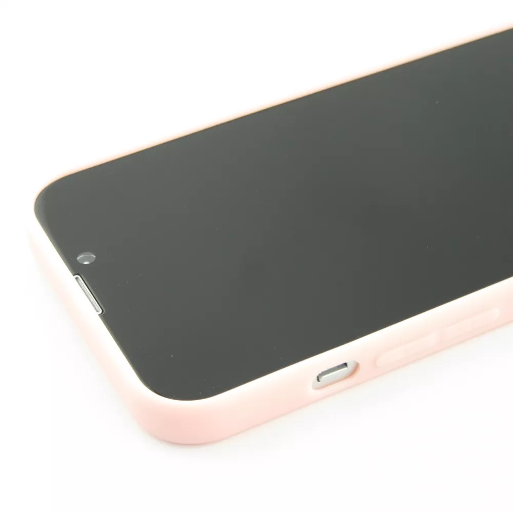 Coque iPhone 13 mini - Silicone Mat - Rose clair