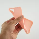 Coque iPhone 13 mini - Silicone Mat - Rose clair