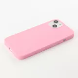Coque iPhone 13 - Silicone Mat - Rose foncé