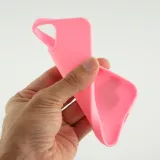 Coque iPhone 13 - Silicone Mat - Rose foncé