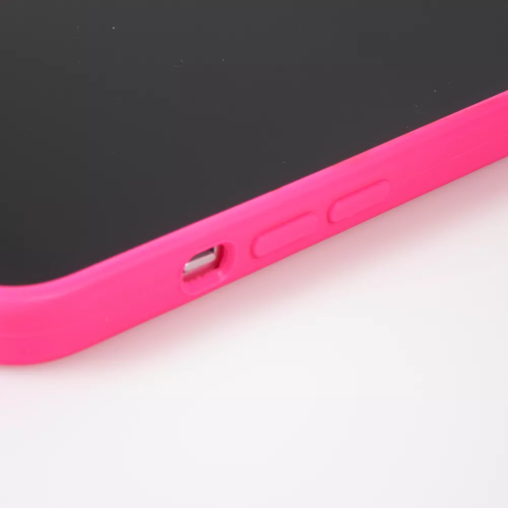 Coque iPhone 13 - Soft Touch - Rose foncé