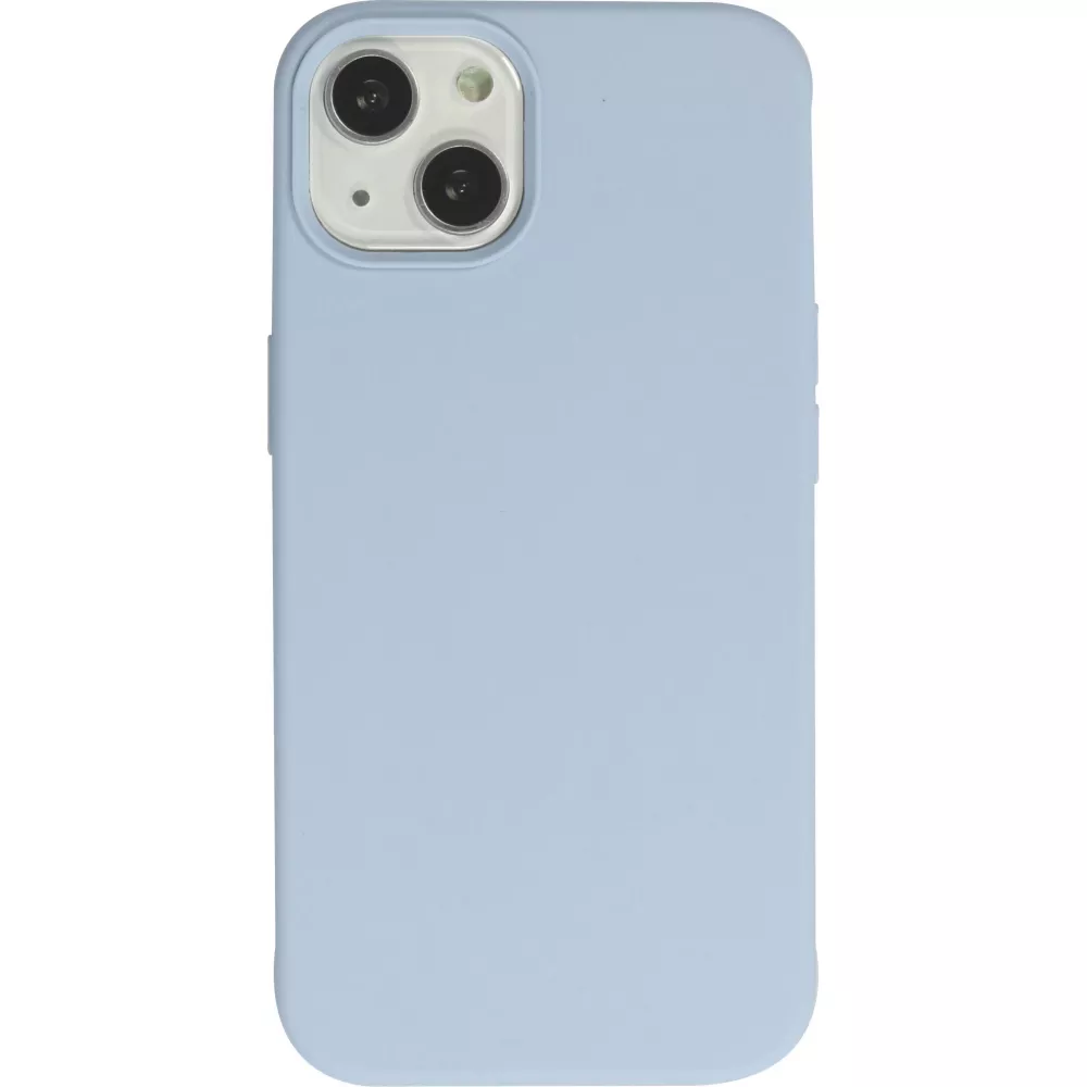 Hülle iPhone 15 - Soft Touch - Hellblau