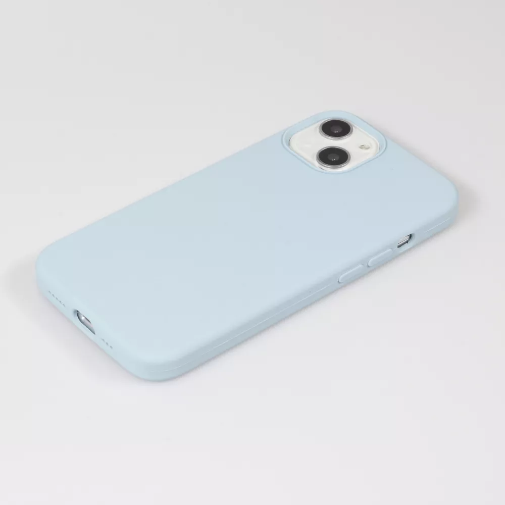 Hülle iPhone 15 - Soft Touch - Hellblau