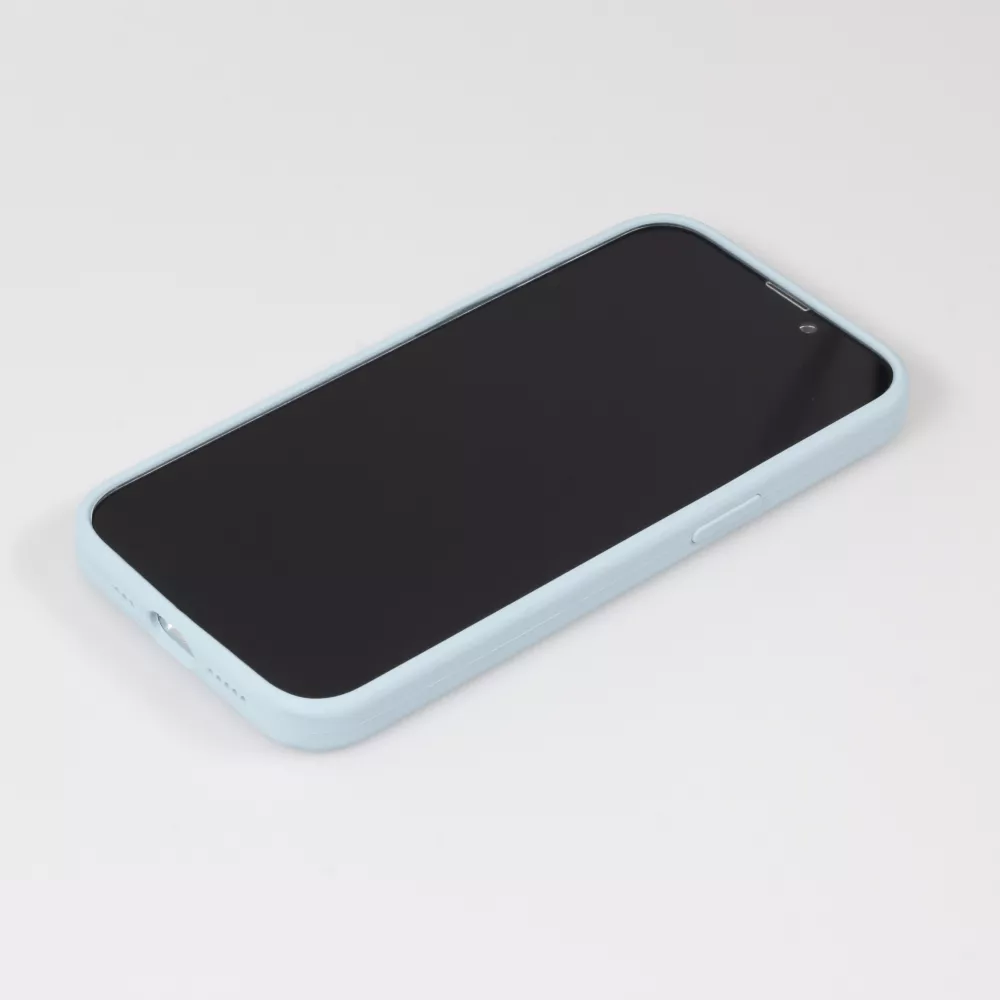 Hülle iPhone 15 - Soft Touch - Hellblau