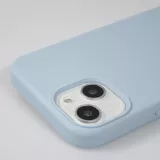 Hülle iPhone 15 - Soft Touch - Hellblau
