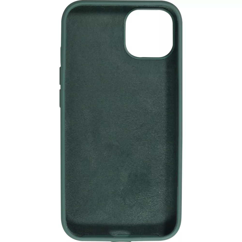 Coque iPhone 15 - Soft Touch - Vert foncé