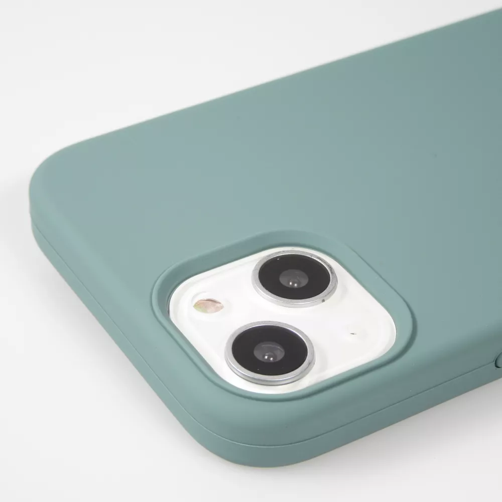 Coque iPhone 15 - Soft Touch - Vert foncé
