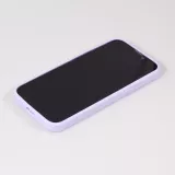 Coque iPhone 15 - Silicone Mat - Violet clair