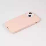 Coque iPhone 13 - Soft Touch rose pâle