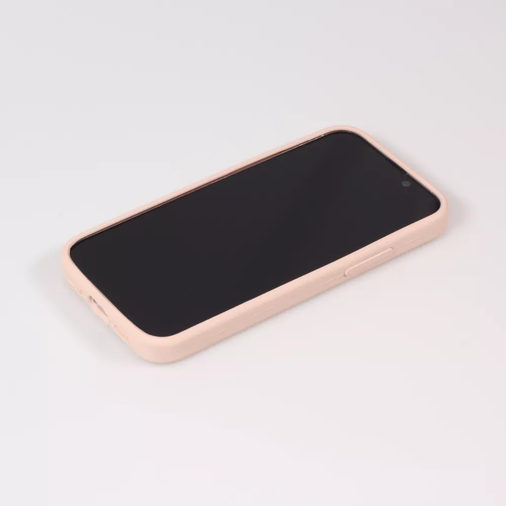 Coque iPhone 13 - Soft Touch rose pâle