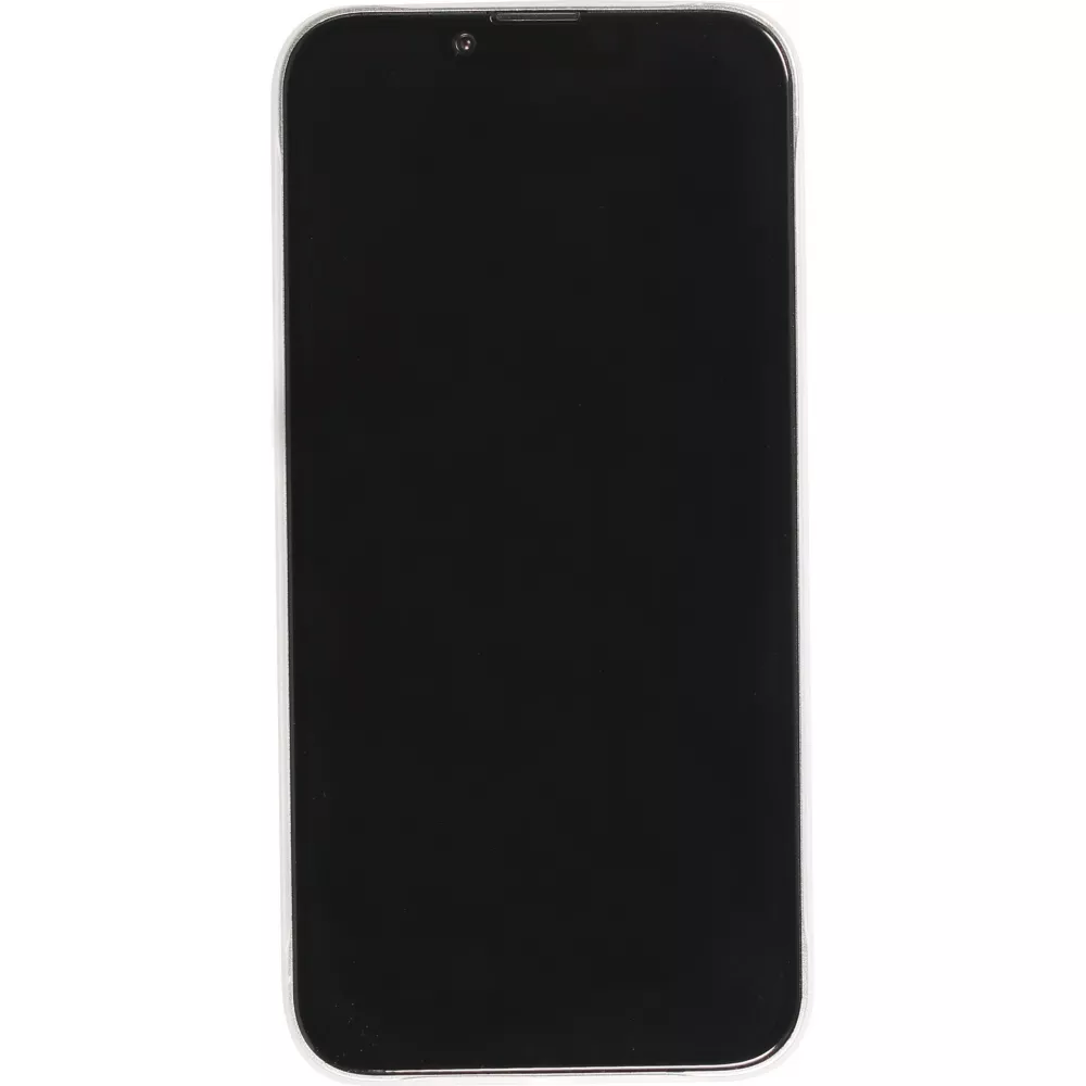 Coque iPhone 15 - plastique ultra fin semi-transparent mat - Blanc