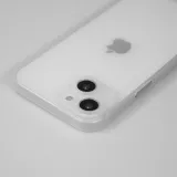 Coque iPhone 15 - plastique ultra fin semi-transparent mat - Blanc