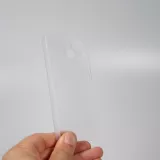 Coque iPhone 15 - plastique ultra fin semi-transparent mat - Blanc