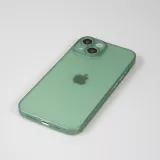 Coque iPhone 15 - plastique ultra fin semi-transparent mat - Vert