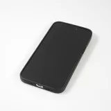 iPhone 14 Case Hülle - Weiches Silikongel mit Kameraschutz - Zwei Schlangen - Schwarz