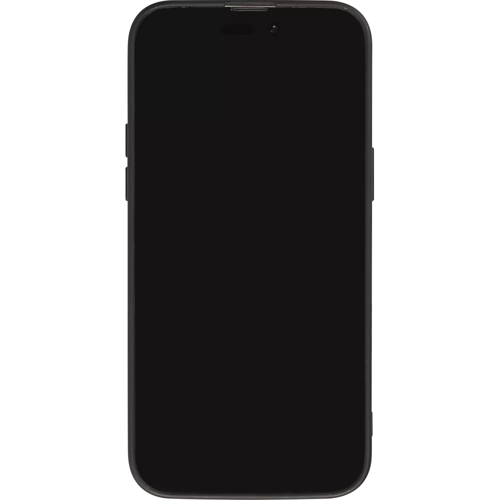 iPhone 14 Case Hülle - Weiches Silikongel mit Kameraschutz - Many kisses - Schwarz