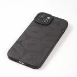 iPhone 14 Case Hülle - Weiches Silikongel mit Kameraschutz - Many kisses - Schwarz