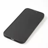 iPhone 14 Case Hülle - Weiches Silikongel mit Kameraschutz - Many kisses - Schwarz