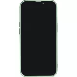 iPhone 15 Case Hülle - Gummi weich mit Kameraschutzglas MagSafe - Grün