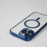 Coque Samsung Galaxy S24 Ultra - Electroplate avec MagSafe - Bleu foncé