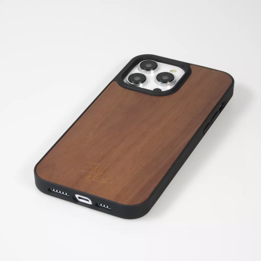 iPhone 14 Pro Max Case Hülle - Eleven Wood - Walnut