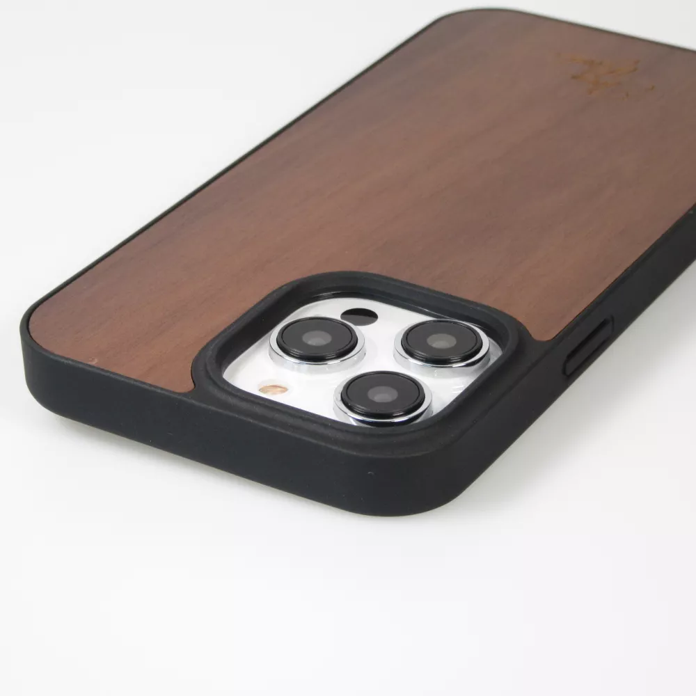 iPhone 14 Pro Max Case Hülle - Eleven Wood - Walnut