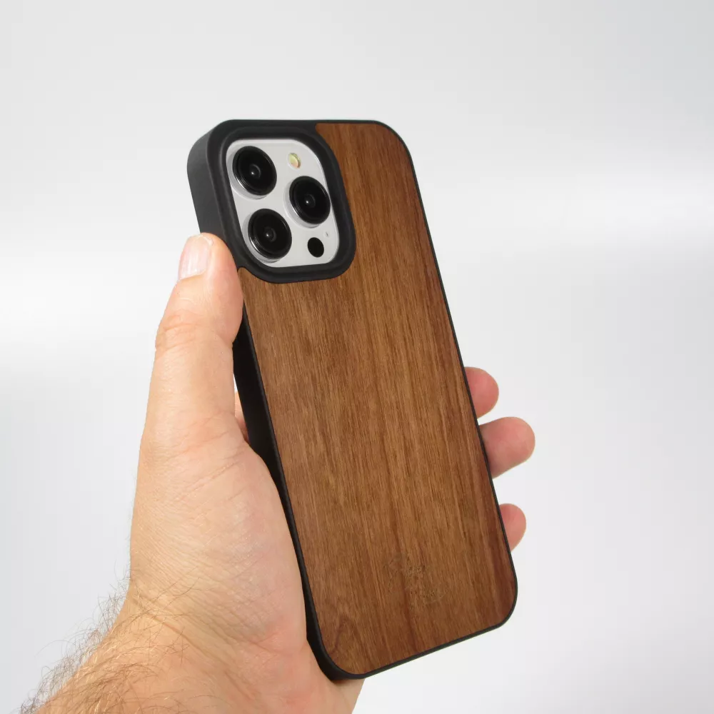 iPhone 14 Pro Max Case Hülle - Eleven Wood - Walnut